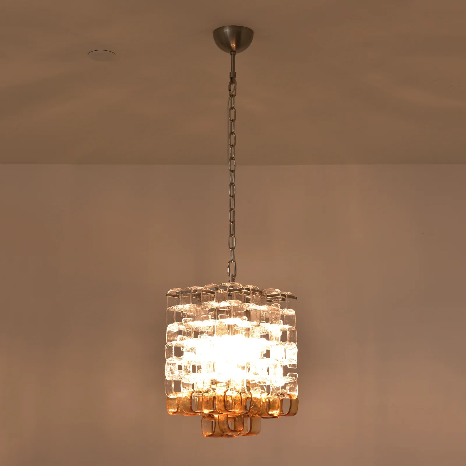 Ice Cube Glass Murano Chandelier