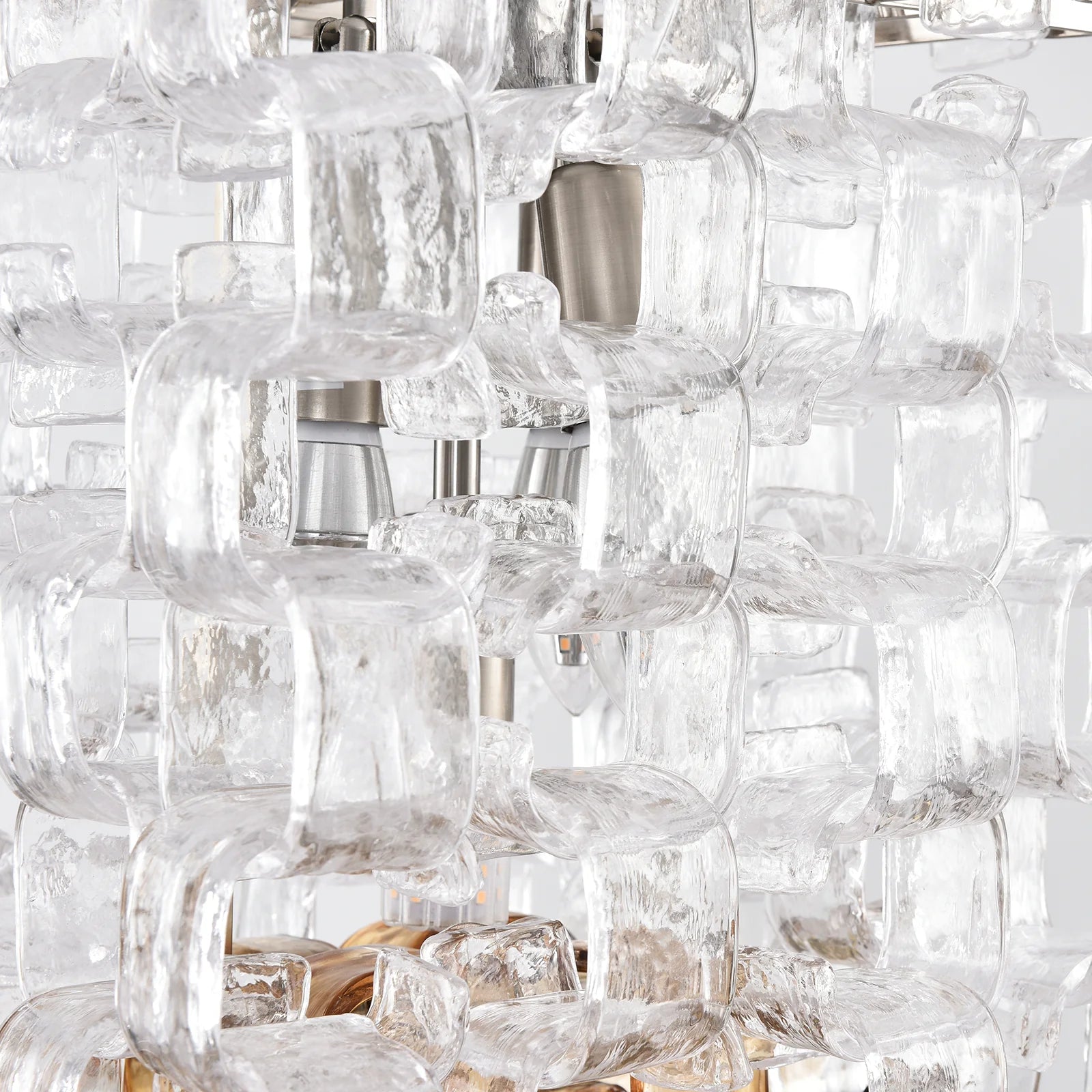 Ice Cube Glass Murano Chandelier