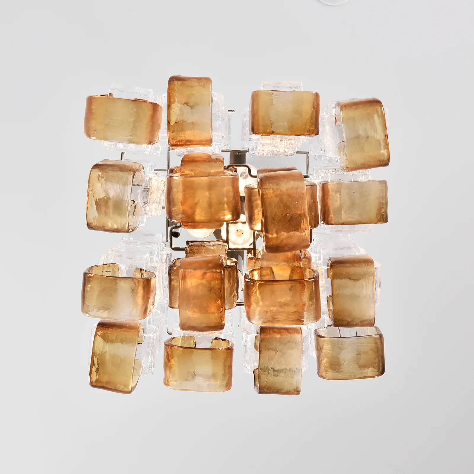 Ice Cube Glass Murano Chandelier