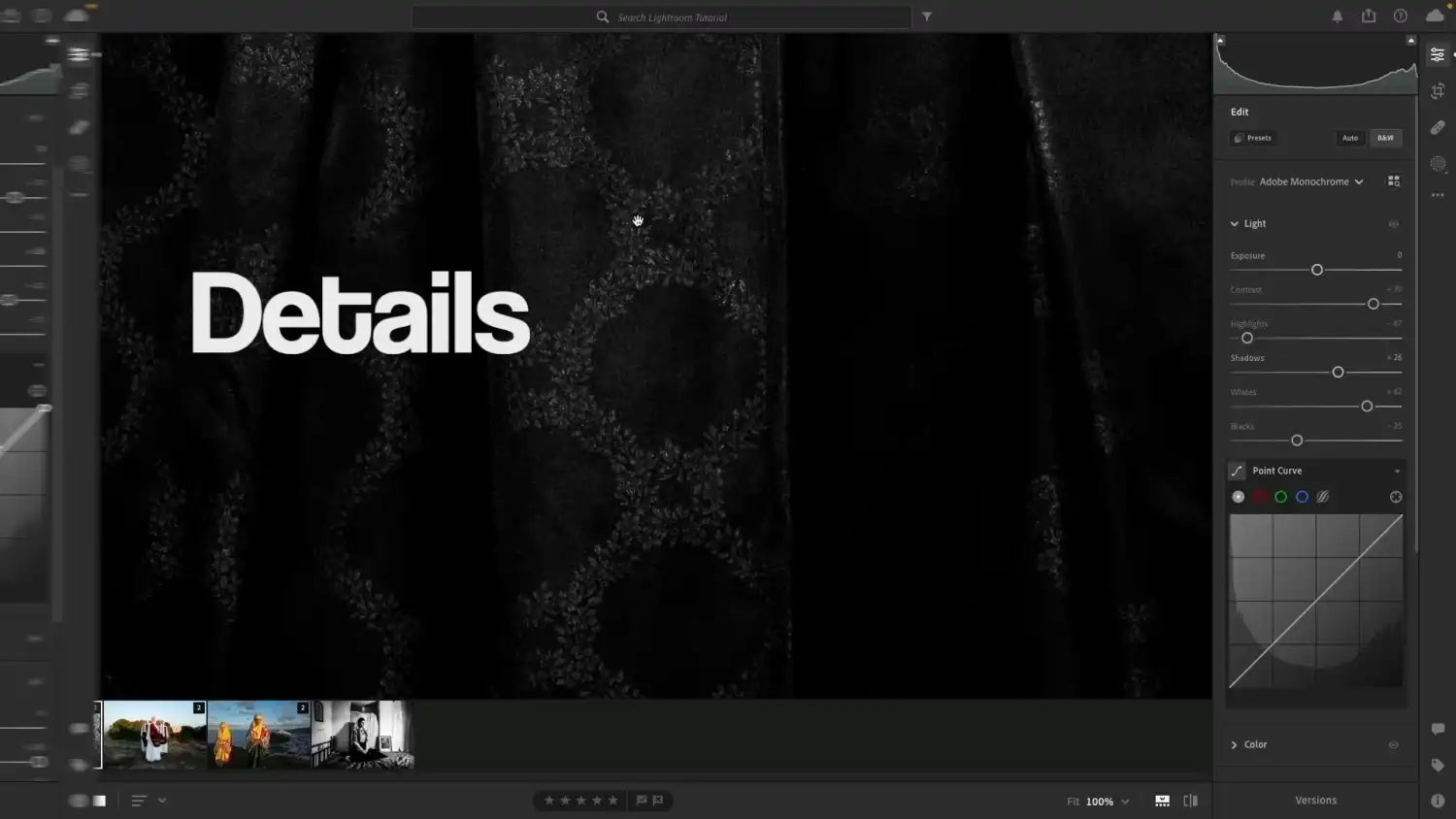 Adobe Lightroom Black-and-White editing Masterclass. Video tutorial by George Tatakis