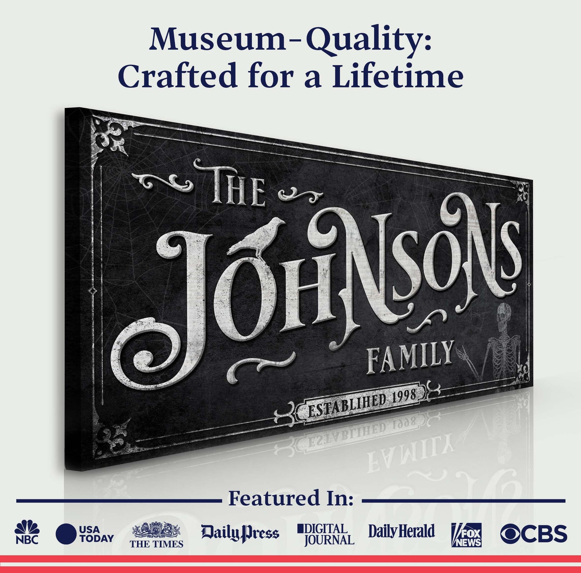 Personalized Gothic Sign III