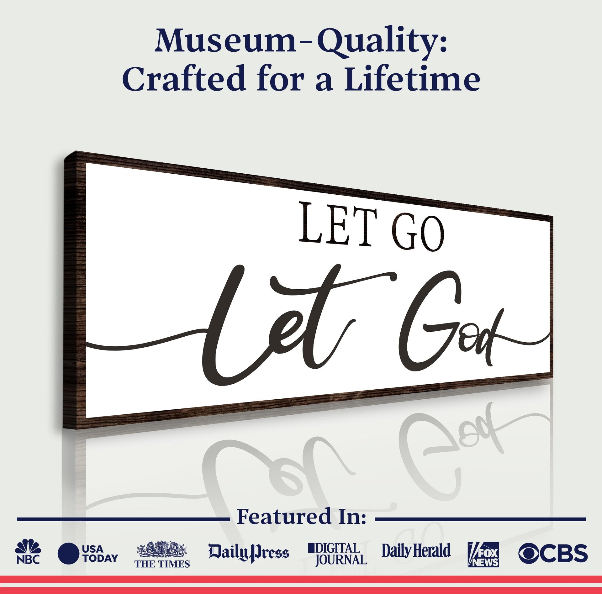 Let Go Let God Faith Sign III