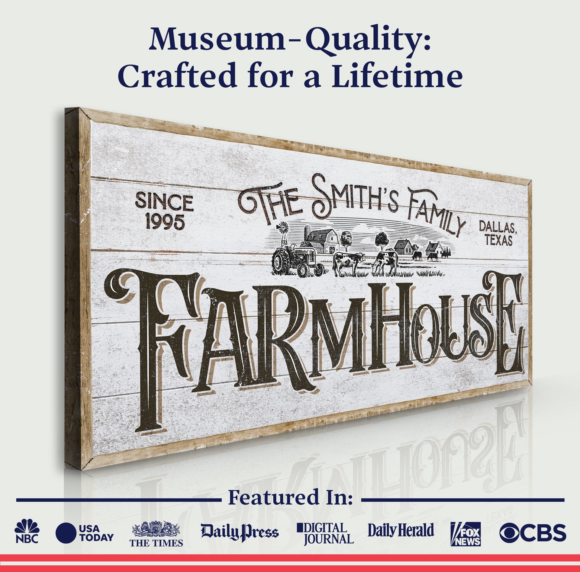 Personalized Farmhouse Sign V