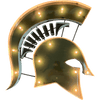 Michigan State Spartans Head Lighted Recycled Metal Wall Decor