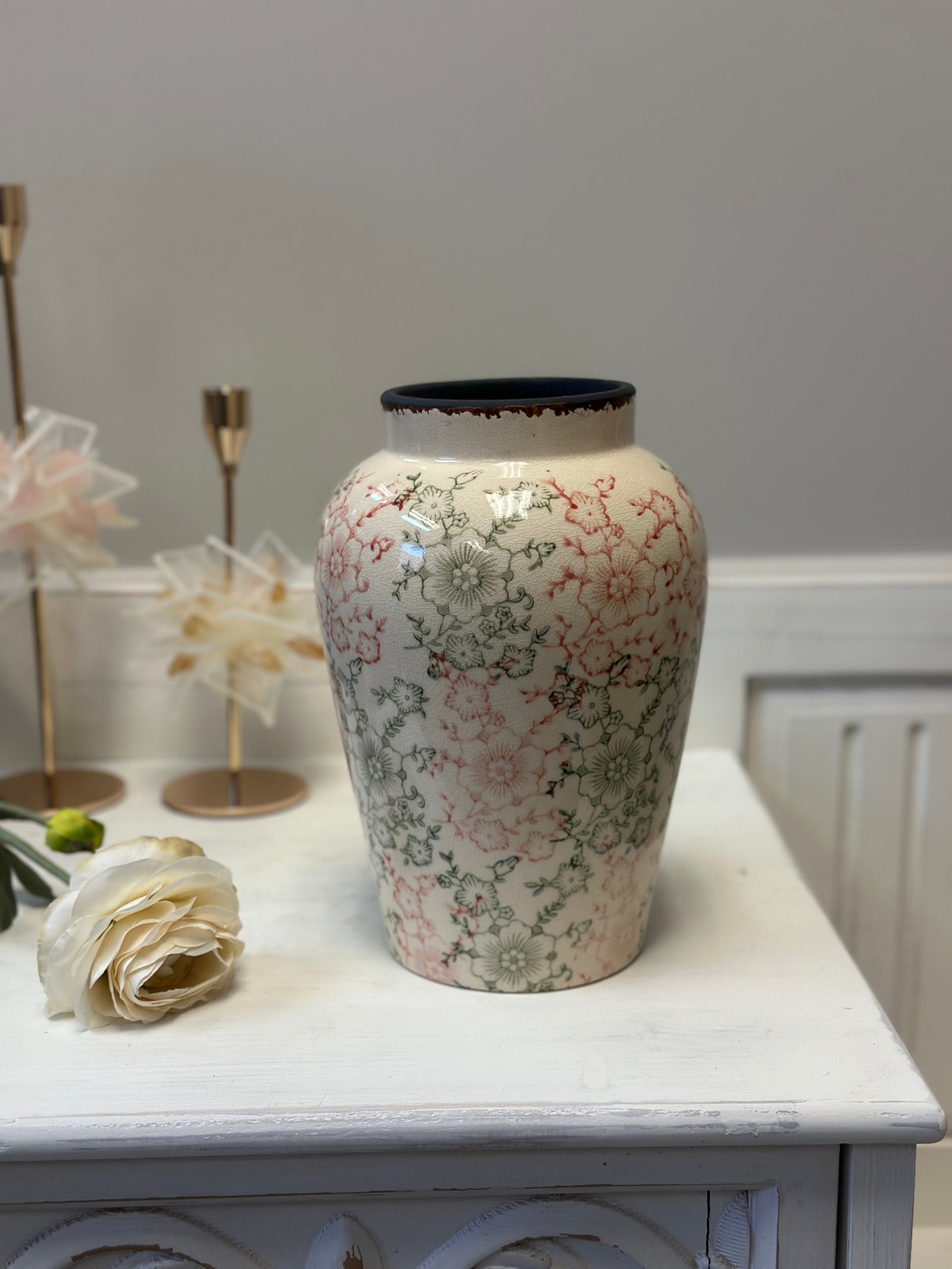 Floral Ceramic Vases