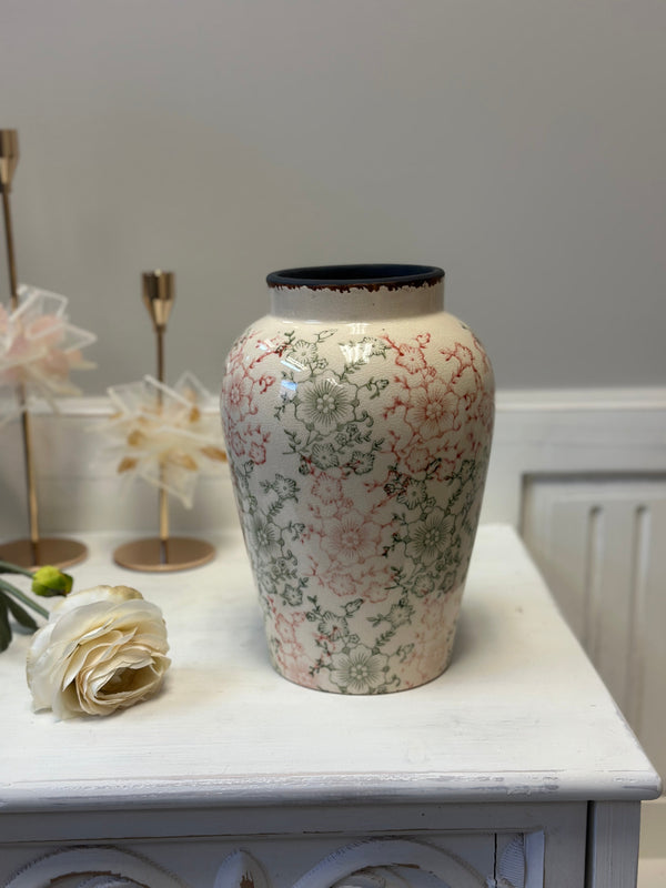 Floral Ceramic Vases