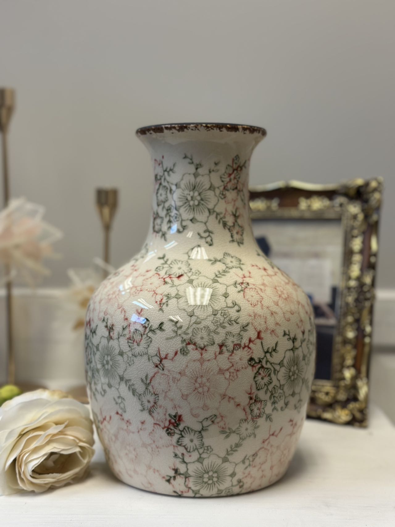 Floral Ceramic Vases