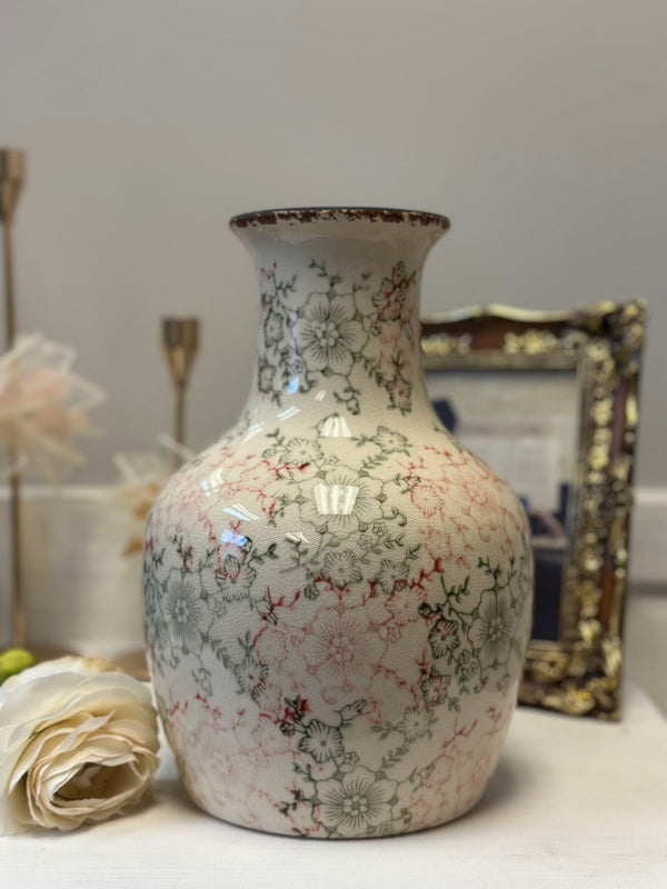 Floral Ceramic Vases