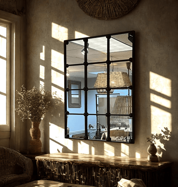 Cast Iron Rectangle Mirror