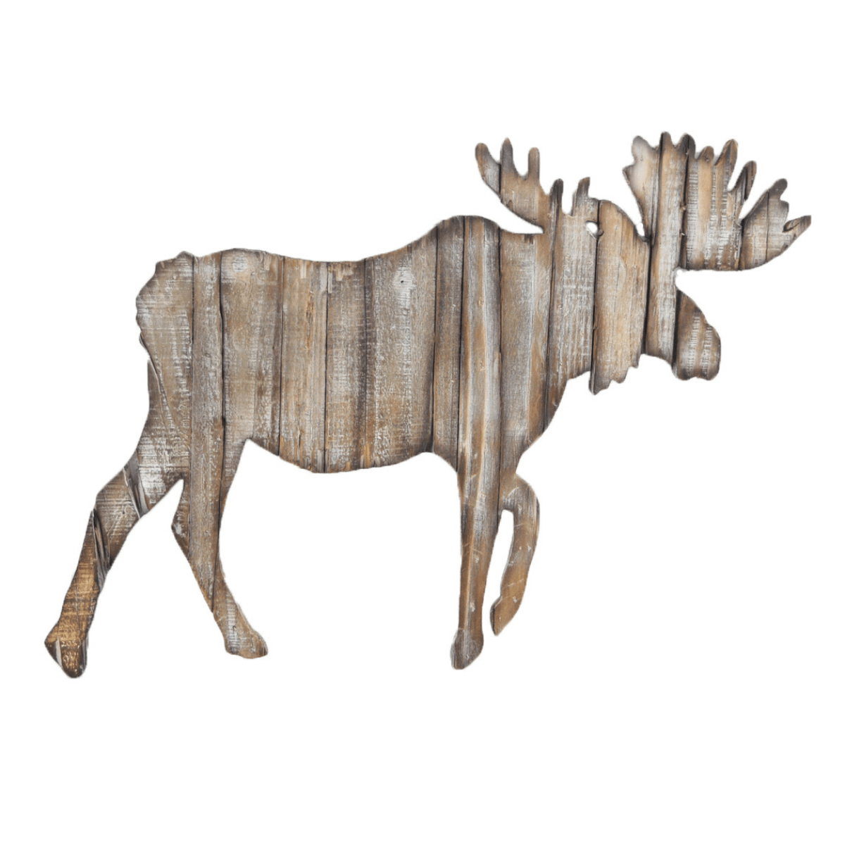Barnwood Moose Wall Hanging