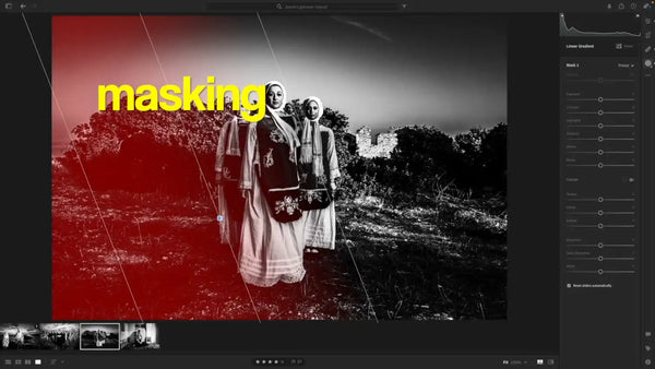 Adobe Lightroom Black-and-White editing Masterclass. Video tutorial by George Tatakis