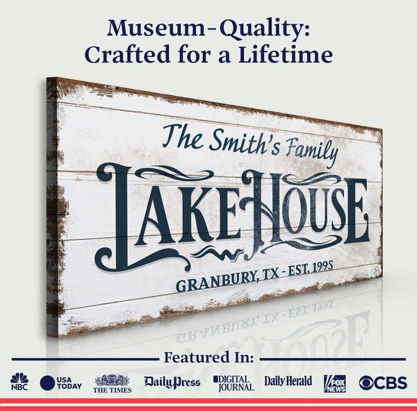 Lake House Sign VII