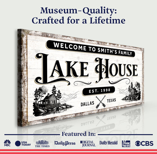 Lake House Sign VIII