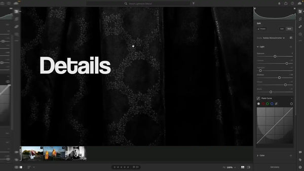 Adobe Lightroom Black-and-White editing Masterclass. Video tutorial by George Tatakis