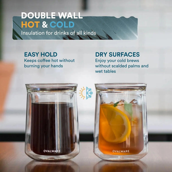Double Wall Coffee Tasting Glass - 350mL/12oz (set of 2)
