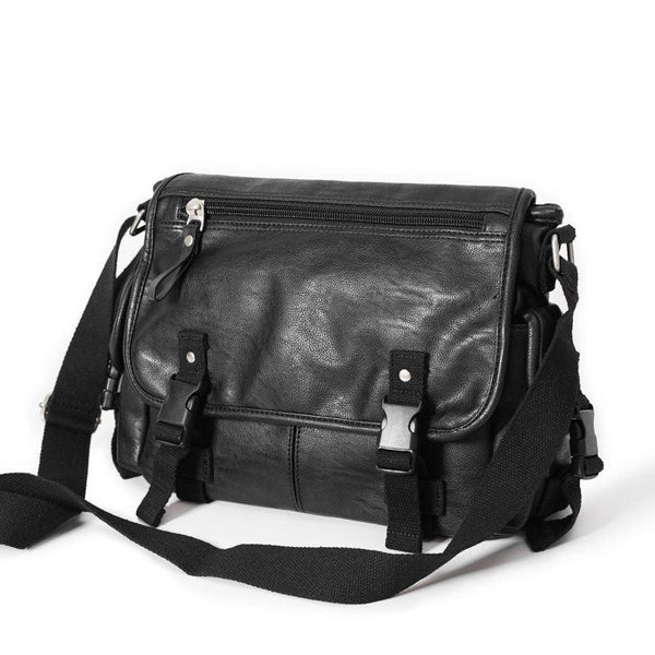 Imitation Leather Messenger Bag