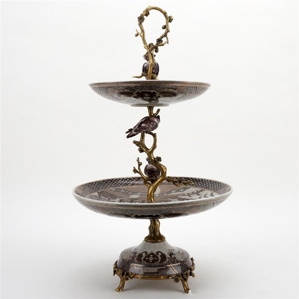 Imperial Palace Tiered Tray from Ormolu Collection