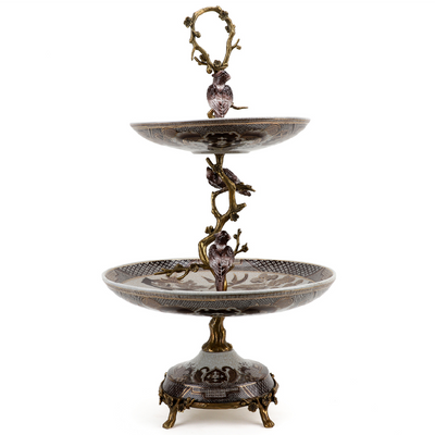 Imperial Palace Tiered Tray from Ormolu Collection