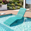 In-Pool Lounge Chair with Weighted Anti-Floating Design 450 LBS for Baja Shelf-Turquoise