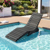 In-Pool Lounge Chair with Weighted Anti-Floating Design 450 LBS for Baja Shelf-Dark Gray