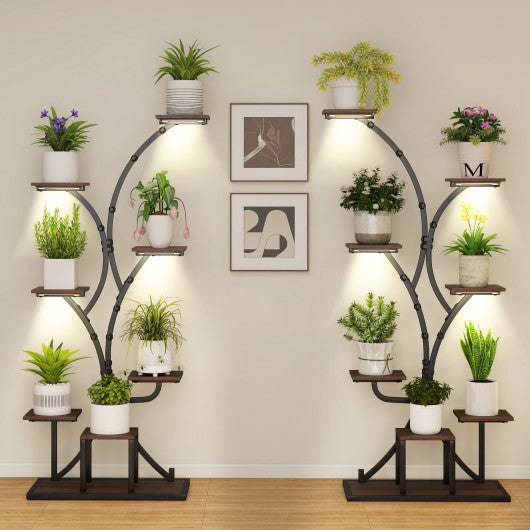 Indoor Plant Stand with Grow Lights 58