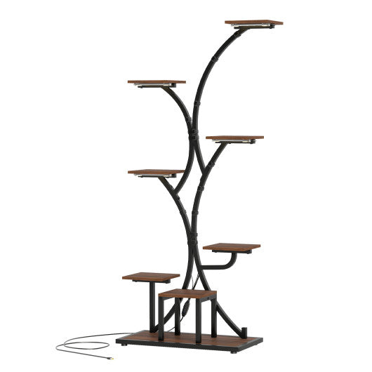 Indoor Plant Stand with Grow Lights 58
