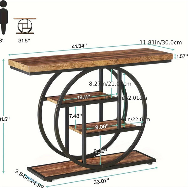 [Industrial Console Table] Industrial Style 41.3