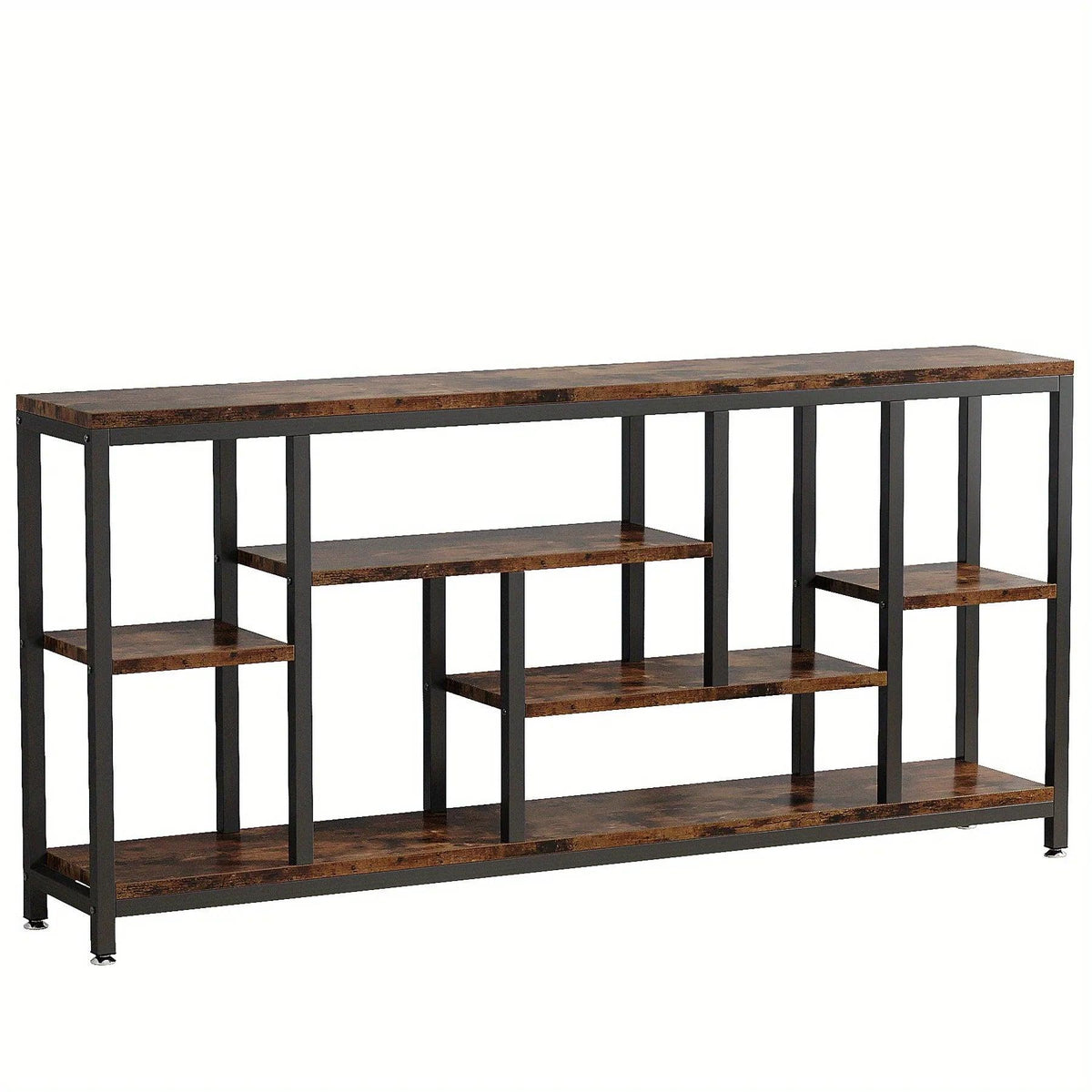 Industrial Metal Console Table, 70.9