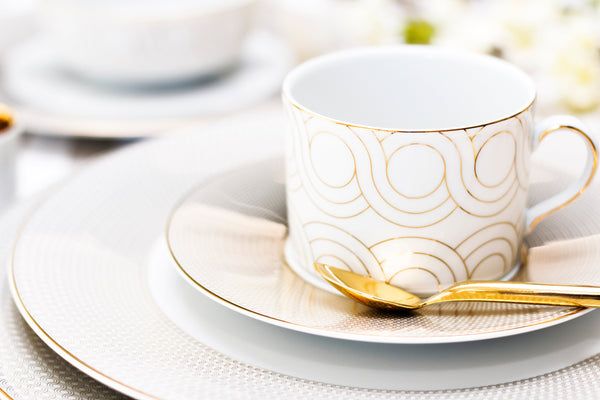 Infinity Tea Cup + Saucer (Set of 4)