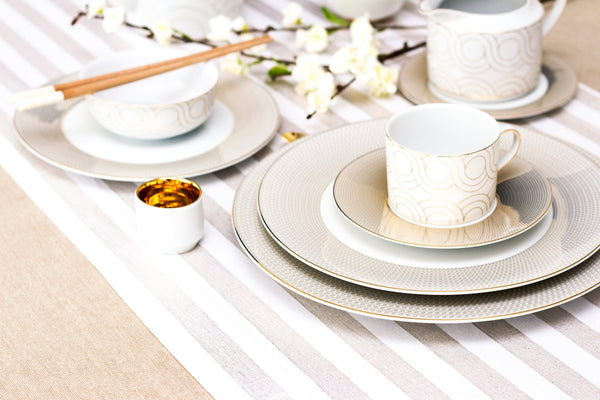 Infinity Tea Cup + Saucer (Set of 4)