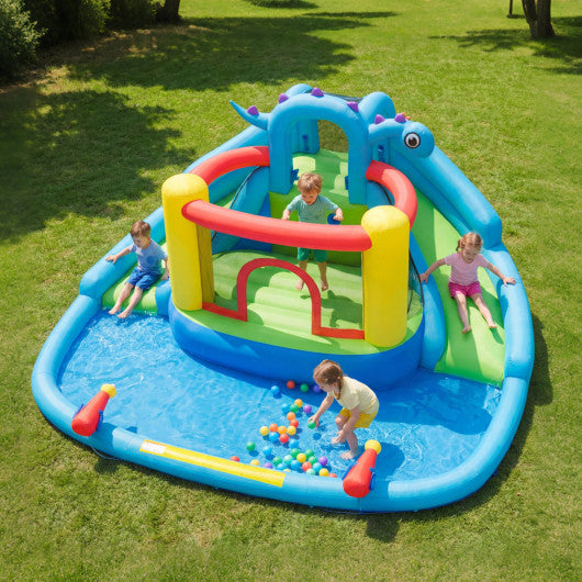 Inflatable Water Slide Park Dinosaur-themed Kids Inflatable Bounce House