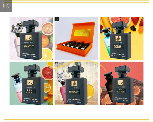 Unisex Luxury-Inspired Perfume Sample Set, 5×5ml