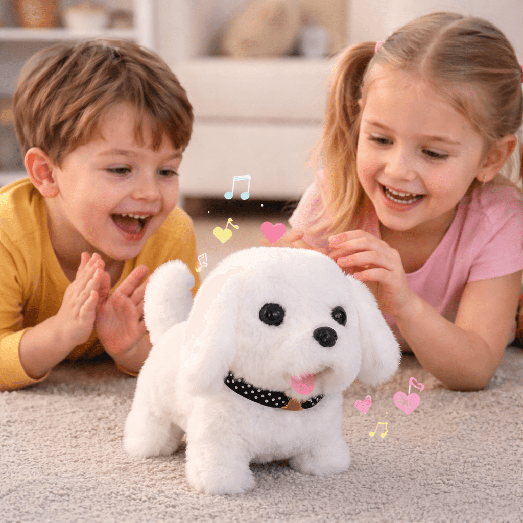 Interactive Robot Puppy Toy Realistic Walking Dog with Sounds