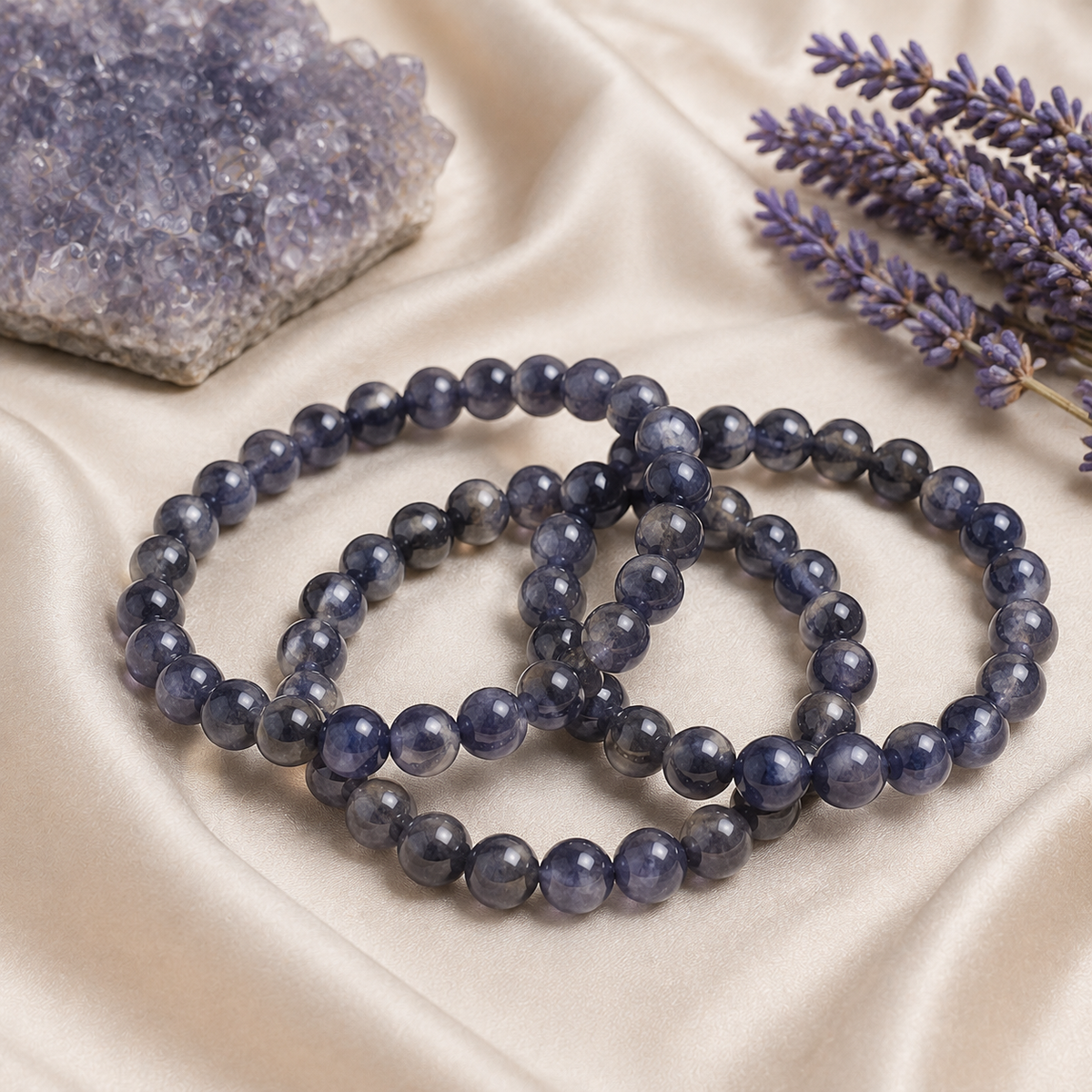 Iolite Bracelet (Self- Healing and Dreams)
