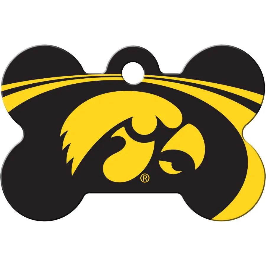 Iowa Hawkeyes NCAA Pet ID Tag - Large Bone - Gifts for You 'n Me
