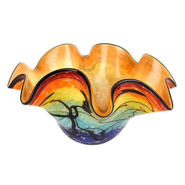 Allura Murano Style Art Glass Floppy 15