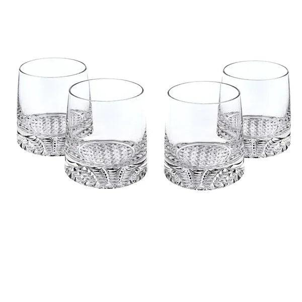 Park Avenue European Mouth Blown Lead Free Crystal Whiskey Rocks or DOF Set - Set 4 - Gifts for You 'n Me