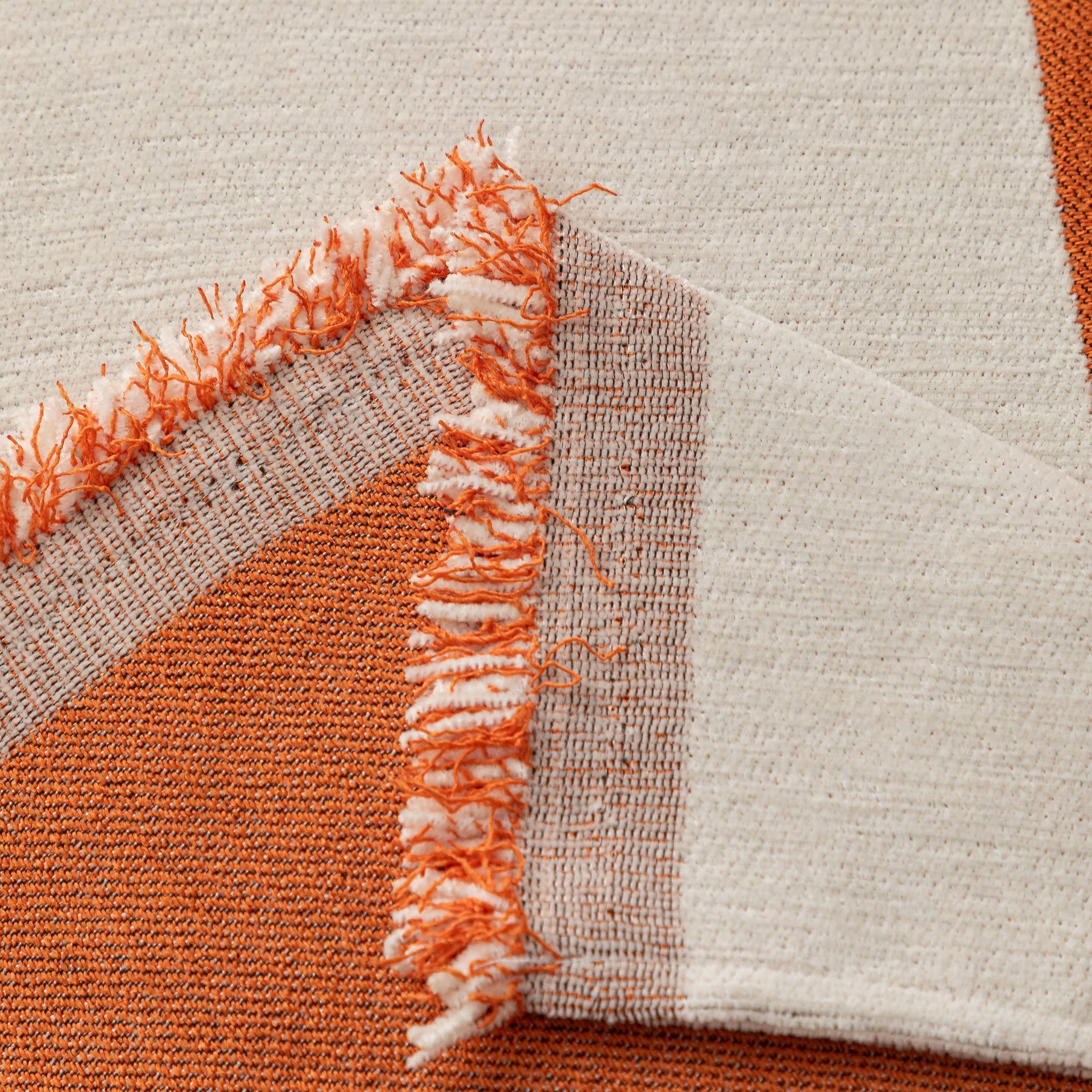 Modern Plaid Heavy Duty Sofa Throw Blanket, Boho Farmhouse Couch Cover with Tassel