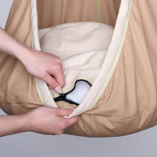 Joki Froggy - Organic Cotton Kids Hanging Nest with Suspension LA SIESTA