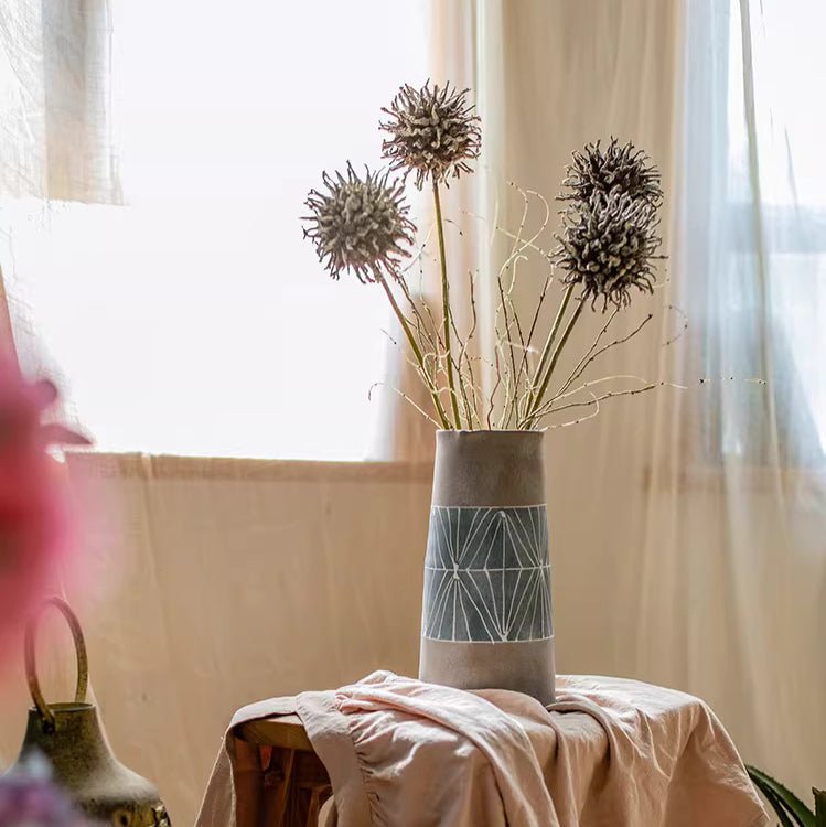 Rustic Thistle Pod Stem 27.5