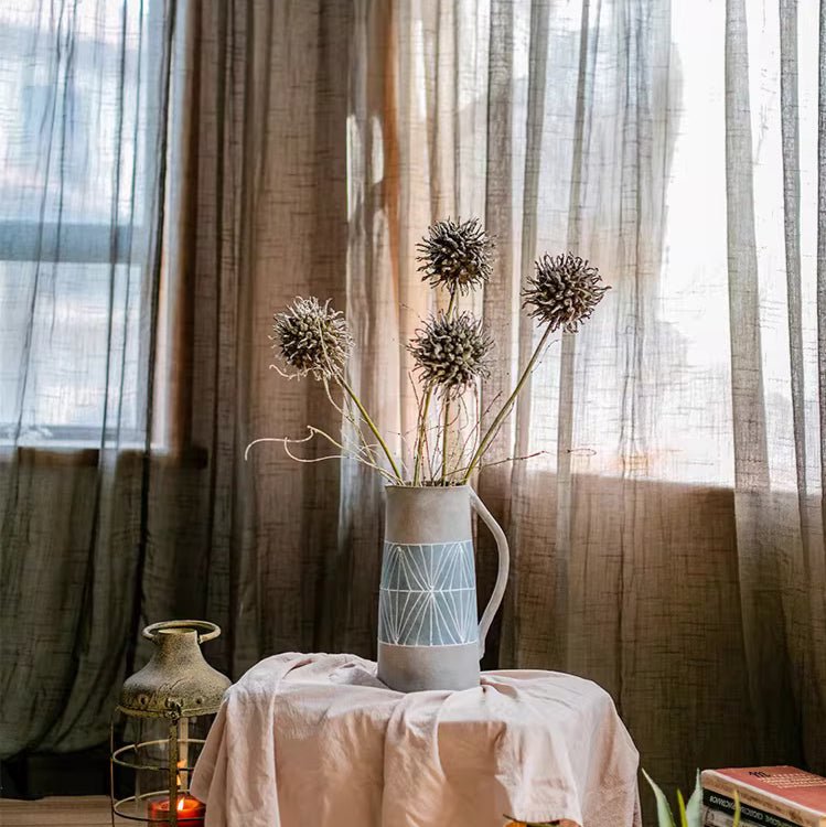 Rustic Thistle Pod Stem 27.5