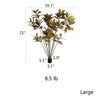 Large Leaf Artificial Croton Tree In Pot - Large