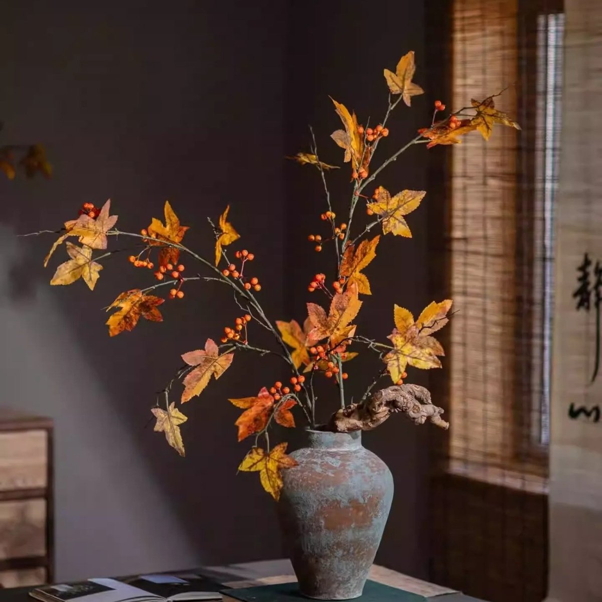 Autumn Maple Berry Branch 49.2