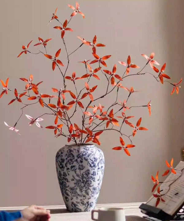 Autumn Pomegranate Leaf Stem