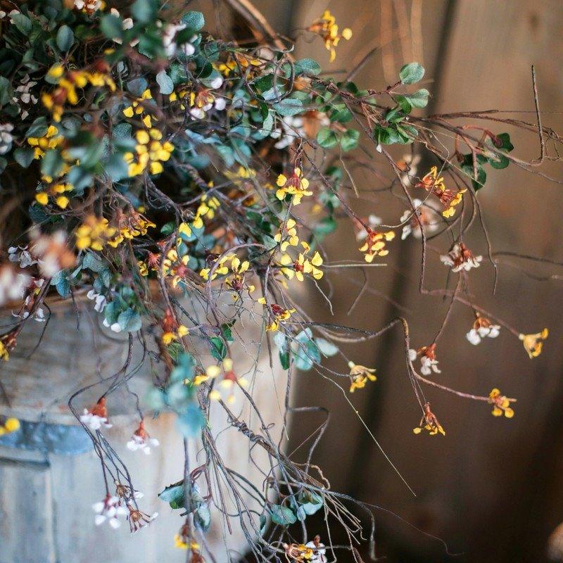 Faux Artificial Colorful Baby's-Breath Vine Stem 27