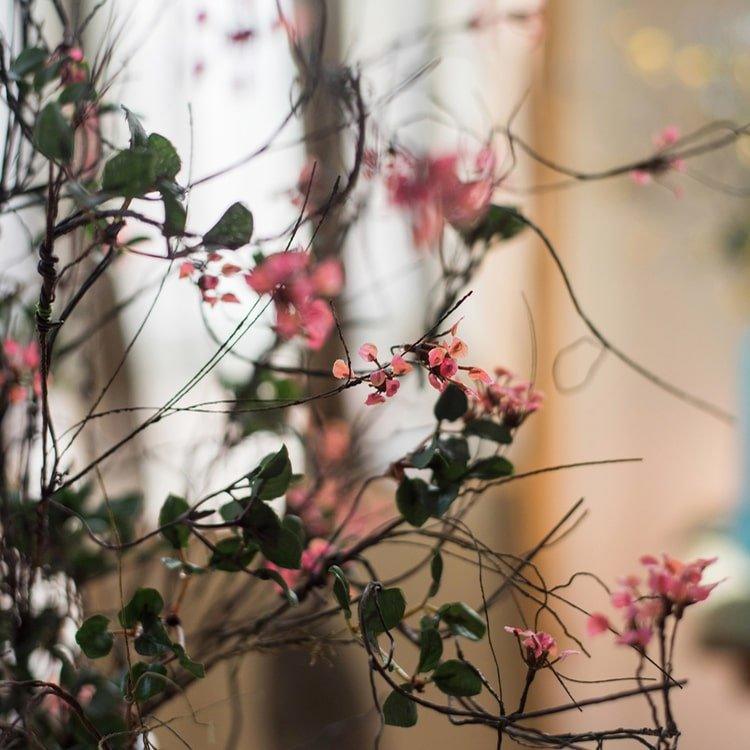 Faux Artificial Colorful Baby's-Breath Vine Stem 27