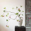Faux Berry Leaf Branch Stem 45.2