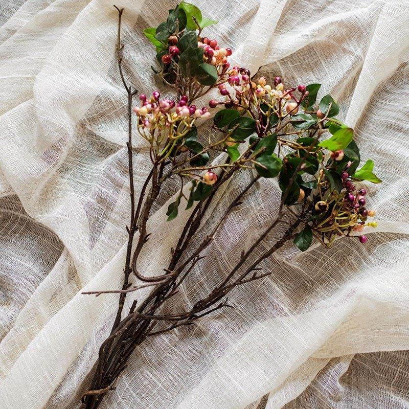 Rose Purple Elder Flower Leaf Bunch 22