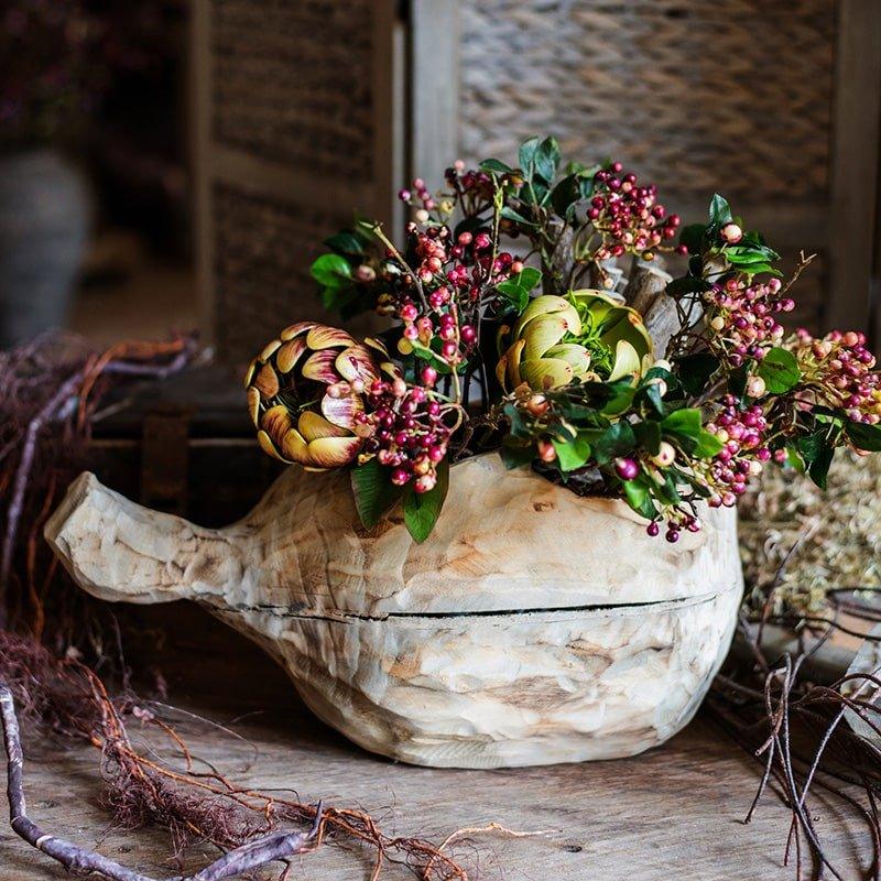 Rose Purple Elder Flower Leaf Bunch 22