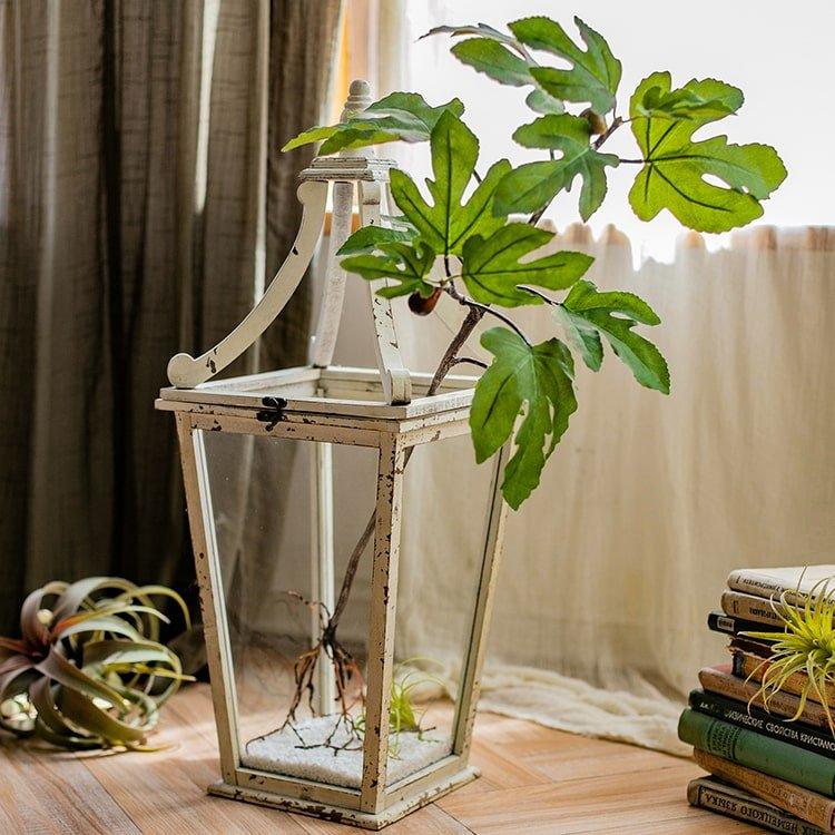 Artificial Faux Fig Leaf Stem